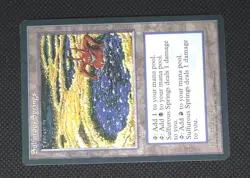 Magic The Gathering Sulfurous Springs Ice Age Rare Card LP MTG - Image 3