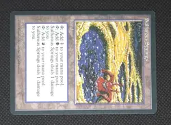Magic The Gathering Sulfurous Springs Ice Age Rare Card LP MTG - Image 4