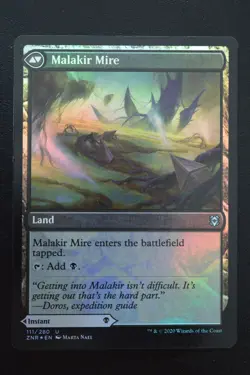 Magic The Gathering MTG MALAKIR REBIRTH FOIL Zendikar Rising LP Lightly Played - Image 2
