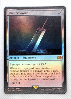Magic: The Gathering - Final Fantasy - Buster Sword - FOIL - Mythic Rare - NM - Image 1