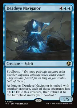 MTG Deadeye Navigator - Foil, Innistrad Remastered, Lightly Played, English - Image 1