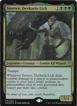 Storrev, Devkarin Lich - FOIL - R War of the Spark 219 - MTG - Image 1