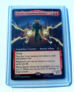 Electro, Assaulting Battery MTG: Marvel's Spider-Man Rare 0076 Near Mint - Image 1