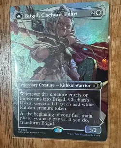 Brigid Clachan's Heart - BORDERLESS - Lorwyn Eclipsed - MtG- NM - FOIL - Image 1