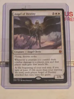 MTG Magic the Gathering Angel of Destiny (2/493) Zendikar Rising LP - Image 2