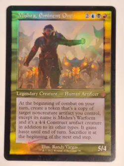 Mishra, Eminent One - FOIL THICK STOCK - Magic the Gathering MTG Nice! - Image 1