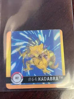 Pokemon Card 1999 Action Flipz Premier Edition Holo Abra Kadabra # 2 Artbox MP - Image 1