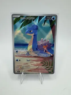 Pokemon TCG Misty's Lapras Destined Rivals 194/182 Illustration Rare NM - Image 1