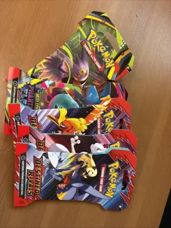 Pokemon Destined Rivals And Phantasmal Flames Sleeve Packs Opened - Image 1