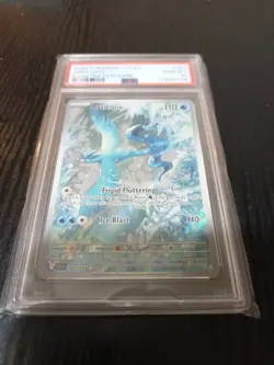 113820158 Articuno 2025 Pokemon Journey Together EN 161 Illustration Rare PSA 10 - Image 3
