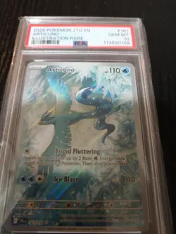 113820158 Articuno 2025 Pokemon Journey Together EN 161 Illustration Rare PSA 10 - Image 4
