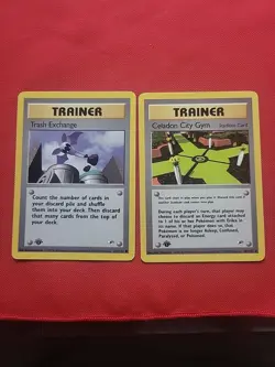 Pokemon: 1st Edition Gym Heroes; Trash Exchange & Celadon City Gym 2000 - T112 - Image 1