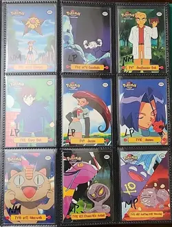 LP!** Updated Pics COMPLETE Puzzle Set TV1-TV13 - Topps Pokemon Series 1 - Image 4