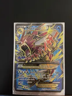 Pokemon TCG M Gyarados EX 115/122 Full Art Shiny Breakpoint Holo - Image 1