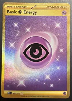 Pokemon Basic Psychic Energy 207/165 Hyper Rare Gold Holo Scarlet & Violet 151 - Image 1
