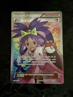 Iris 101/101 - Full Art Ultra Rare Pokemon Plasma Blast LP - Image 1