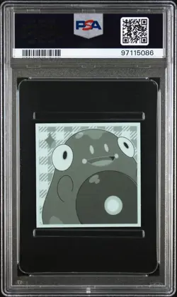 PIKACHU LOTTE POKEMON WAFER STICKERS #01 JAPANESE - PSA 10 GEM MT - Image 2