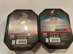 Pokemon Tyranitar Darkrai Triple Whammy Tin Set of 2 New Sealed FREE SHIP! - Image 2
