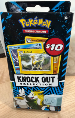 NEW Pokemon TCG Knock Out Collection Boltund Eiscue Sirfetchd 2-Pack SEALED - Image 1