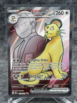 Team Rocket's Persian ex - 219/182 SV10: Destined Rivals Pokemon TCG NM - Image 1