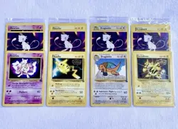 Pokemon Catch Mew WB Movie Promos 1999 Full Set Of 4 Sealed - Image 1