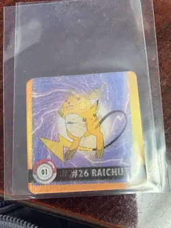 Pokemon 1999 Artbox Flipz | Premier Edition | #26 RAICHU/ #25 PIKACHU - Image 1
