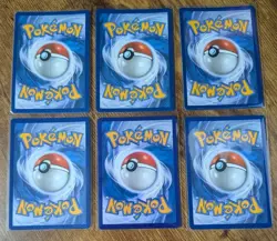 Pokemon TCG - Lot Of 6 - Masterball Solosis Lucario Vaporeon Wigglytuff - NM - Image 2
