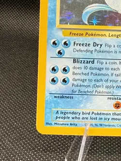 Pokemon TCG Articuno Fossil 2/62 Holo Unlimited Holo Rare - Image 5