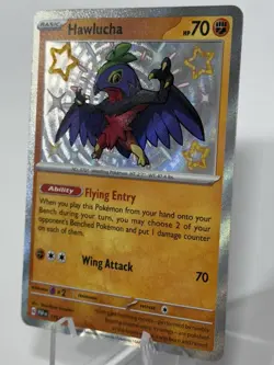 Pokemon TCG Hawlucha SHINY 175/091 S&V Paldean Fates Holo Shiny Rare 2024 [NM] - Image 3