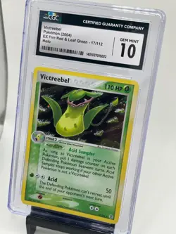 Pokemon Victreebel EX Fire Red & Leaf Green Holo Rare #17 CGC 10 Gem Mint - Image 2