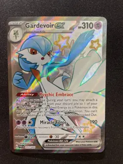 Pokemon TCG Gardevoir ex Scarlet & Violet: Paldean Fates 217/091 Holo Shiny... - Image 1