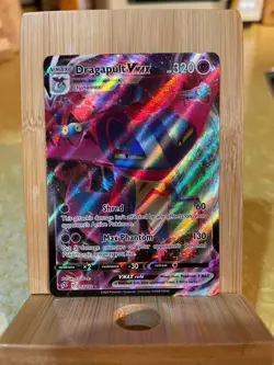 Pokemon TCG Dragapult VMAX 93/192 Ultra Rare Rebel Clash NM/NM+ - Image 1