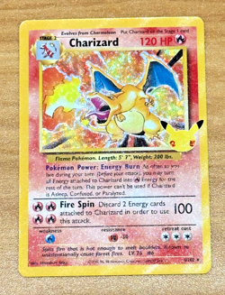 Charizard 4/102 Celebrations: Classic Collection Holo - Pokemon TCG - MINT - Image 1
