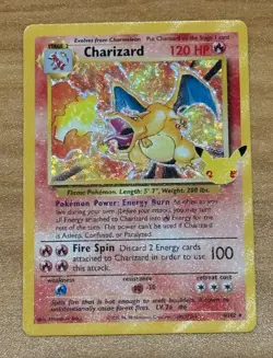 Charizard 4/102 Celebrations: Classic Collection Holo - Pokemon TCG - MINT - Image 3