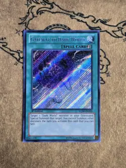 Yugioh Gateway to Dark World LCJW-EN250 1st Edition Secret Rare NM - Image 1