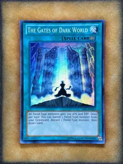 Yugioh The Gates of Dark World AP01-EN013 Super Rare LP - Image 1