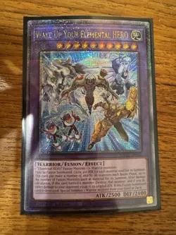 Wake Up Your Elemental HERO - MP24-EN018 - Quarter Century Secret Rare YuGiOh - Image 1