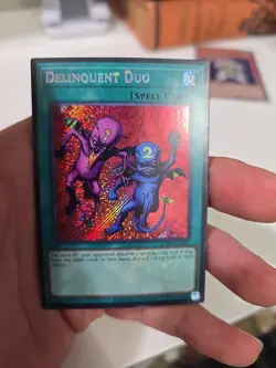 Delinquent Duo LCKC-EN101 Secret Rare Foil Mint Condition Unlimited Edition VLP - Image 1