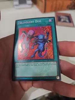 Delinquent Duo LCKC-EN101 Secret Rare Foil Mint Condition Unlimited Edition VLP - Image 2