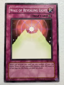 YUGIOH Wall of Revealing Light AST-050 2004 LP / NM - Image 1