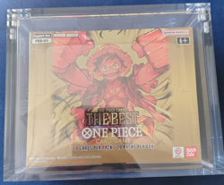 One Piece The Best PRB-01 English Sealed Premium Booster Box + Acrylic Case - Image 1