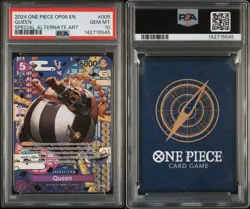 PSA 10 - 2024 ONE PIECE OP08-TWO LEGENDS 005 QUEEN SPECIAL ALTERNATE ART (EN) - Image 1