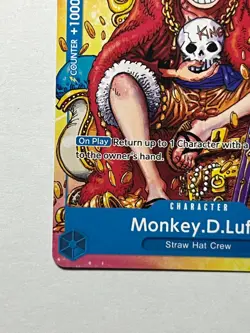 Monkey.D.Luffy (2nd Anniversary Stamped Promo) P-043 One Piece English - Image 5