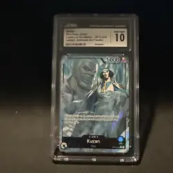 2025 ONE PIECE CCG KUZAN LEADER ALT ART OP12-040 CGC 10 - Image 1