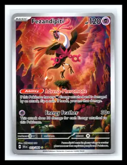 💥 Pokemon TCG Fezandipiti 073/064 Shrouded Fable Holo Card Illustration Rare - Image 1