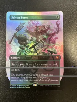 Sylvan Tutor (Borderless) Special Guests Foil 0059 NM JL - Image 1