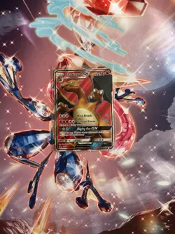 Pokemon TCG Sun & Moon Charizard GX SM60 Black Star Promo Ultra Rare Card LP-NM - Image 1