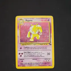 Hypno Pokemon TCG Holo Card 8/62 Fossil Set Rare WOTC - Image 1