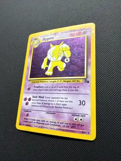 Hypno [HP/DMG] 8/62 - Fossil - Pokemon TCG Vintage WOTC Holo Rare - Image 3