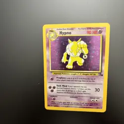 Pokemon TCG Hypno 8/62 Fossil Holo Rare Unlimited Holographic Holofoil GreatCard - Image 1